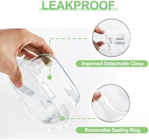 18 Piece Glass Food Storage Containers with Snap Locking Lids for Meal Prep
