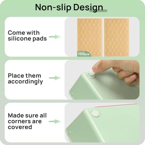 Vtopmart 25 Pack Plastic Drawer Organizers with Anti-slip Rubber Pads