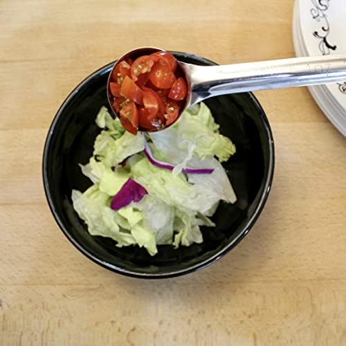 1 oz Slotted Stainless Steel Portion Control Ladle Spoodle - [Pack of 2]