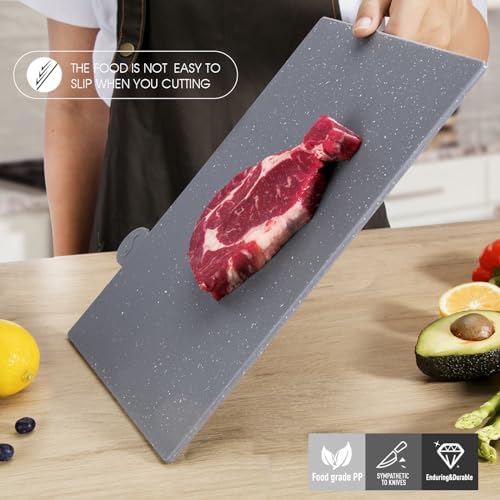 Masthome 4pc Index Cutting Board Set with Storage Stand