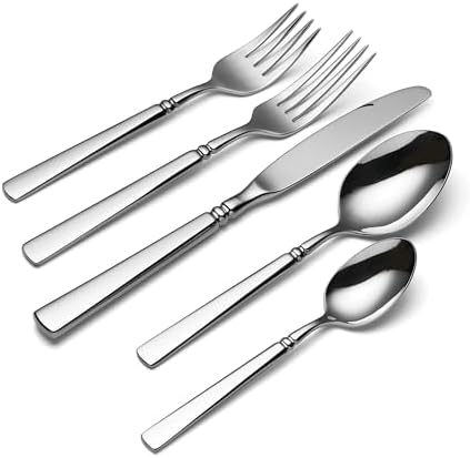 Oneida Flatware Easton 18/10 Silverware Set for 1, 5-Piece