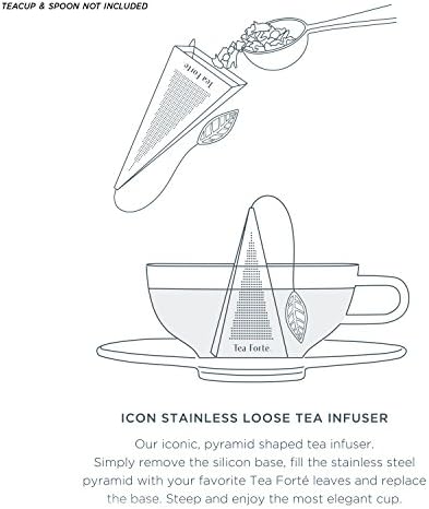 Tea Forte Icon Stainless Steel Tea Infuser