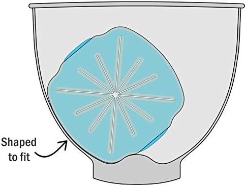 Whisk Wiper® PRO for Stand Mixers - Mix Without The Mess - The Ultimate Stand Mixer Accessory - Compatible With KitchenAid Tilt-Head Stand Mixers - 4.5qt, 5qt (Color: Clear)