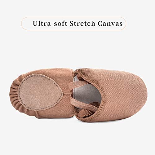 Stelle Half Soles Dance Shoes Women Canvas Lyrical Ballet Pirouette Turners
