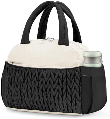 Coobiiya Lunch Box Lunch Bag for Women Men,Reusable Cute Lunch Pail bag,Leakproof,Insulated LunchBox Tote Compact 10L, Cooler Lunch Container for Work Travel Office