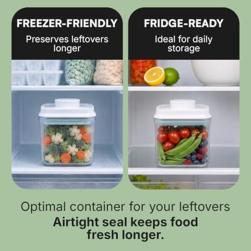 Bop Top Airtight Food Storage Containers | Pop-Top Lid | 2 Cups / 16 Oz