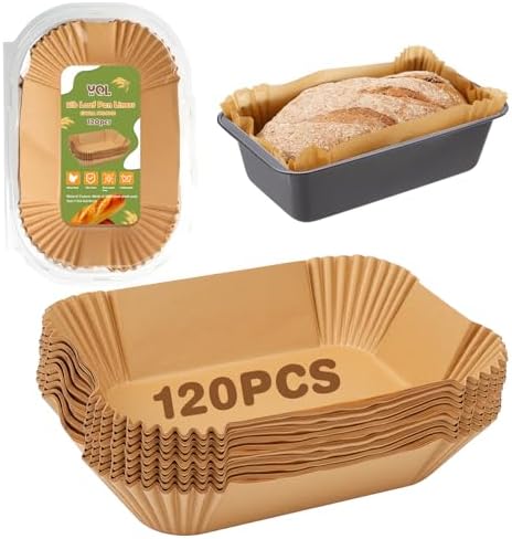 YQL Loaf Pan Liners, Nonstick Paper Liners for 9x5 Baking Pan