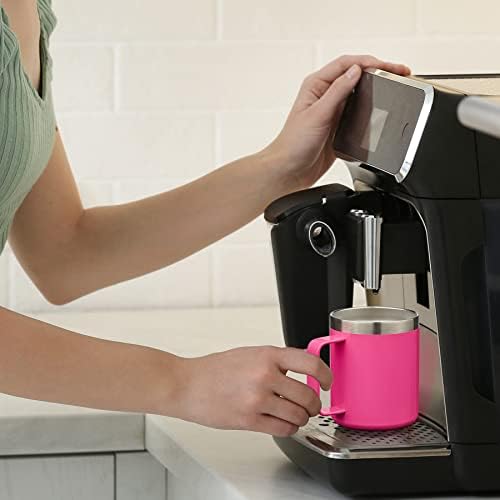 12oz Insulated Travel Coffee Mug with Handle, Navy