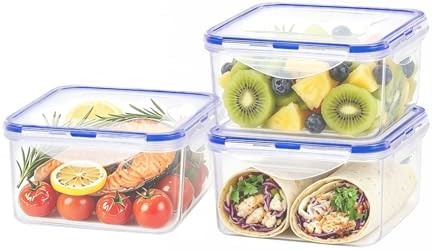 KIGI Food Storage Container, Medium, Set of 3 (5.2 Cup)
