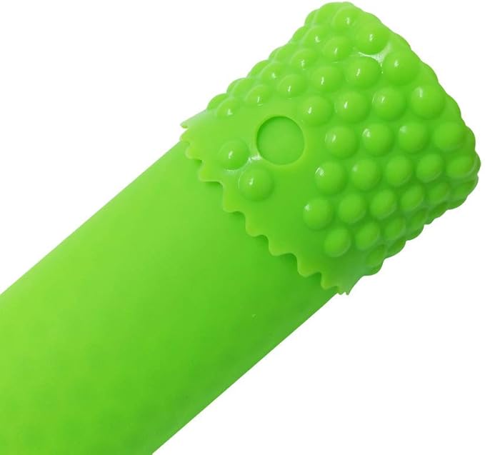 Sinnsally Garlic Peeler Skin Remover Roller Keeper,Easy Quick to Peeled Garlic Cloves with Silicone Tube Roller Garlic Peeling Kitchen Tool (Green,Red)