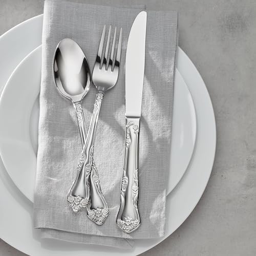 Oneida Azalea 20-Piece 18/0 Silverware Set for 4, Flatware