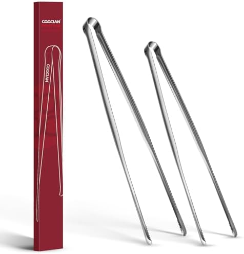 Precise Serrated Non-Slip Tips Cooking Tongs 2 Set (11.5" & 13.5")
