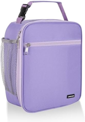 Lovoeo Lunch box Lunch bag for men women Insulated Lunchbox Lunch bags for Work Picnic Travel (Purple)