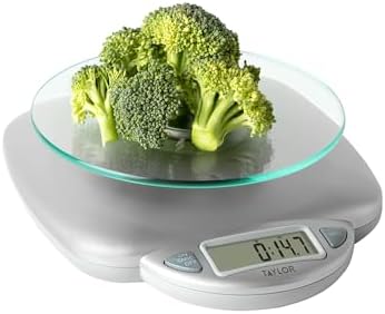 Taylor Digital Glass Surface Kitchen Scale - 11 lb Max Capacity