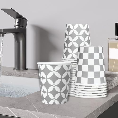 BYSNOW 1200 Pack 3 oz Paper Cups, Small Disposable Bathroom Cups