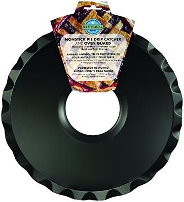 R&M Nonstick Pie Drip Catcher 12.25" - Round Oven Spill Catcher for Pies, Casseroles & Baked Goods