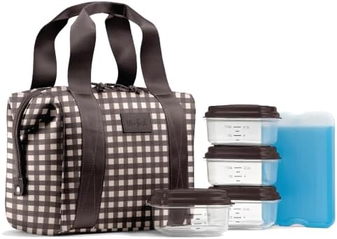 Fit & Fresh Remi Neoprene Lunch Bag for Women w/Ice Pack & Containers