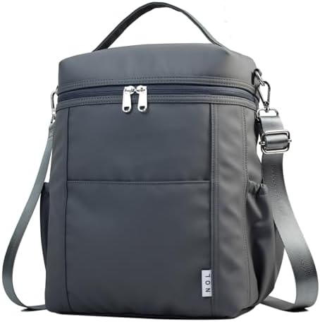 NOL Insulated Lunch Bags for Women Cooler Bag Lightweight Nylon Waterproof Lunch Box for Work