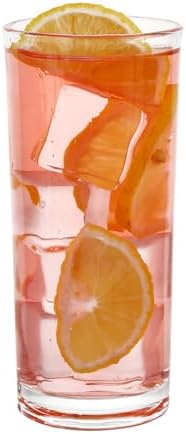 Highball Glasses Set of 24-8oz Tall Water Glasses for Mojito, Whiskey, Cocktails - Clear Drinking Glassware for Kitchen - Tall Drinking Glasses Set for Mixed Drinks (Glass, 24PCS8OZ)