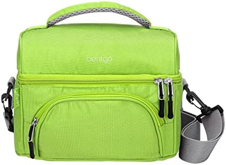 Bentgo Deluxe Insulated Lunch Bag with Adjustable Strap & Outer Pocket
