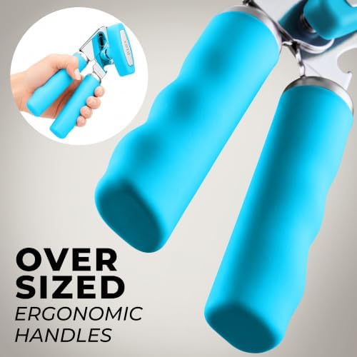 Zulay Kitchen Stainless Steel Swing Open Manual Can Opener Comfortable Grip