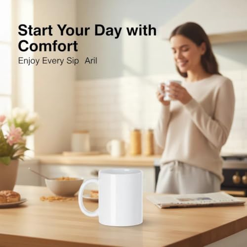 1Pcs 11oz Sublimation Mug, Ceramic Coffee Cup