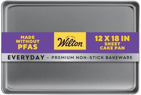 Wilton Everyday Rectangular Sheet Cake Pan, Made Without PFAS, 12 x 18 in.