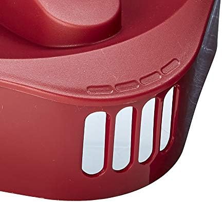 GoodCook 1 Gallon Pitcher with Embossed Measurements, Integrated Pour Spout & 4 Way Lid, Made Without BPA, Clear/Red