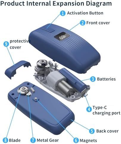Electric Can Opener with LED Display, Can Opener Electric for Seniors