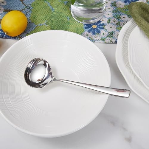 KEAWELL Louis 2-Piece 7.5-Inch 18/10 Stainless Steel Gravy Ladle Set (2)