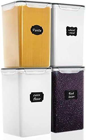 M MCIRCO Extra Large 4 Pack, 6.5L/7qt/220oz Tall Food Storage Containers