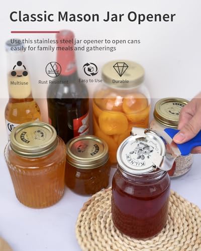 CYDW Mason Jar Opener Tool with Soft Touch Handle, for Canning Supplies