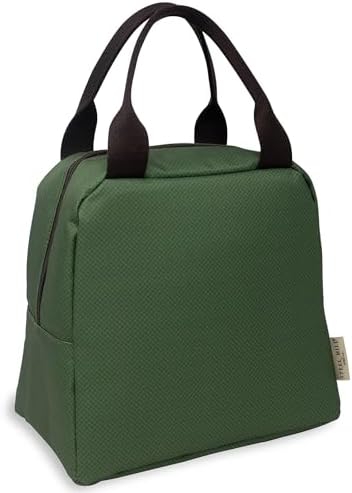 Steel Mill & Co. Insulated Lunch Tote Bag for Women, Green Diamond