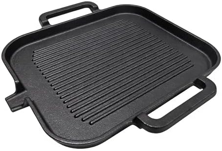 Cast Iron Grill Pan (11.8 x 9.8 inch)