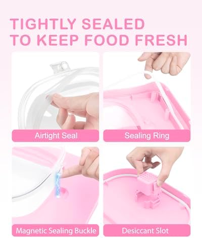10-13 Lbs Airtight Dog Food Storage Container,Collapsible Pet Food Storage
