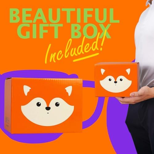 Fox Mug, Ceramic Coffee Mug, 14 oz, Orange