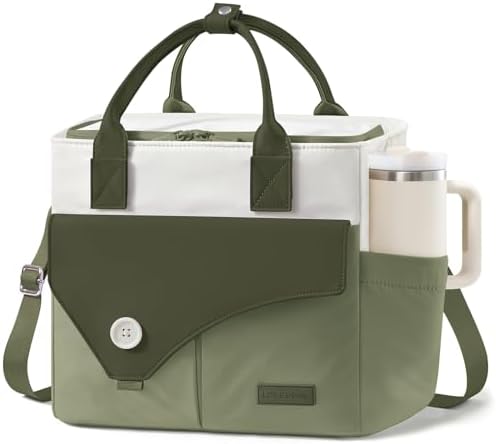LOVEVOOK Lunch Box for Women,Large Insulated Leakproof Lunch Bag for Work