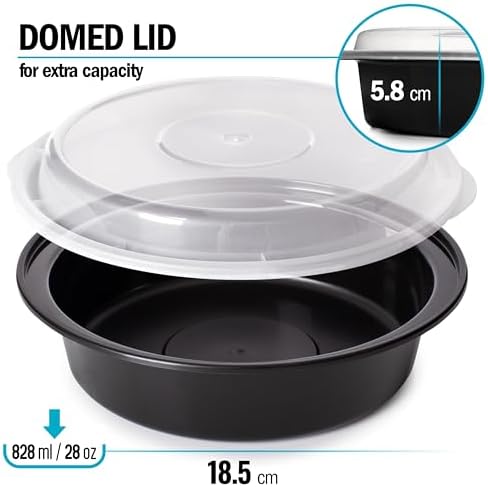 Igluu Meal Prep Containers Reusable (10 Pack) 1 Compartment – 28oz