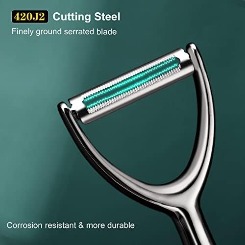 SUCCFLY Vegetable Peeler Stainless Steel, Premium Potato Peeler for Kitchen