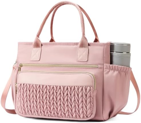 HSHRISH Lunch Bag Women Pink Insulated Lunch Box for College Women