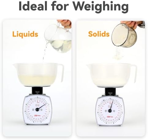 Tada 11lb Analog Food Scale Mechanical Dial Kitchen Scale