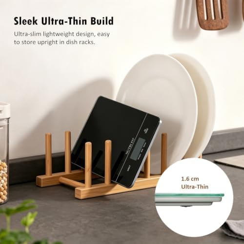 NUTRI FIT Digital Food Scale Kitchen Scales Grams & Ounces for Weight Loss