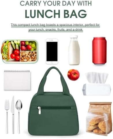 Lunch Bag, Small Insulated Lunch Box for Women Men