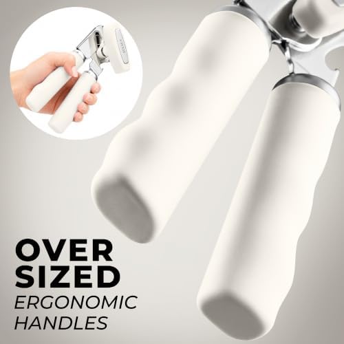Zulay Kitchen Stainless Steel Swing Open Manual Can Opener Comfortable Grip