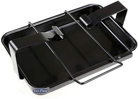 Uniflasy 7515 Grill Catch Pan Holder/Drip Pan/Grease Collection Pan Replacement Parts for Weber Genesis 1000-5500, Genesis Silver/Gold/Platinum, Genesis II Series, Platinum I/II, and Summit Grills