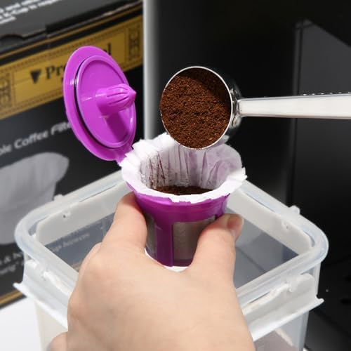 Pro Mael 200 Disposable K Cup Paper Filters for Keurig 1.0&2.0, White