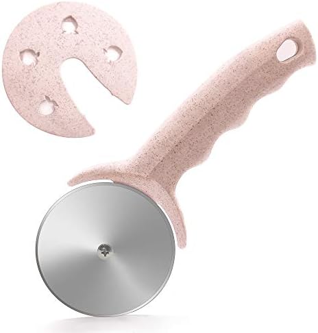 Pizza Cutter Wheel with Cover,Pizza Slicer-Healthy Stainless Steel Material