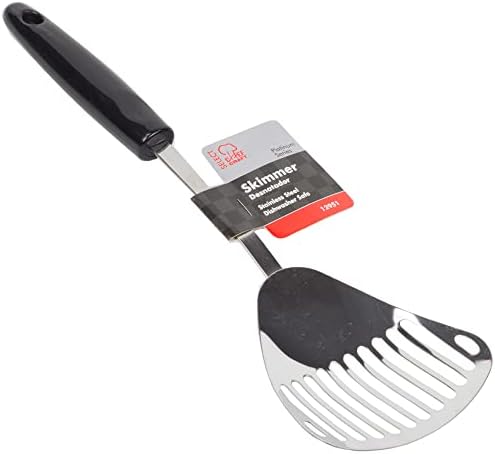 Chef Craft Select Slotted Sturdy Skimmer, 13 inch, Stainless Steel, (Pack of 2)