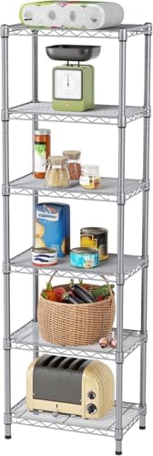 SINGAYE Metal Shelves Wire Shelving Storage Standing Adjustable Shelf Unit