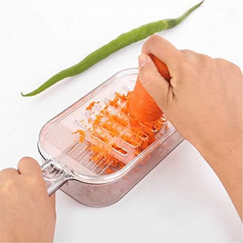 JapanBargain, Japanese Plastic Zester Grater – Multi-Purpose Fine Grater for Vegetables, Fruits, Cheese, Garlic, Ginger, Wasabi – BPA-Free, Dishwasher Safe, Made in Japan